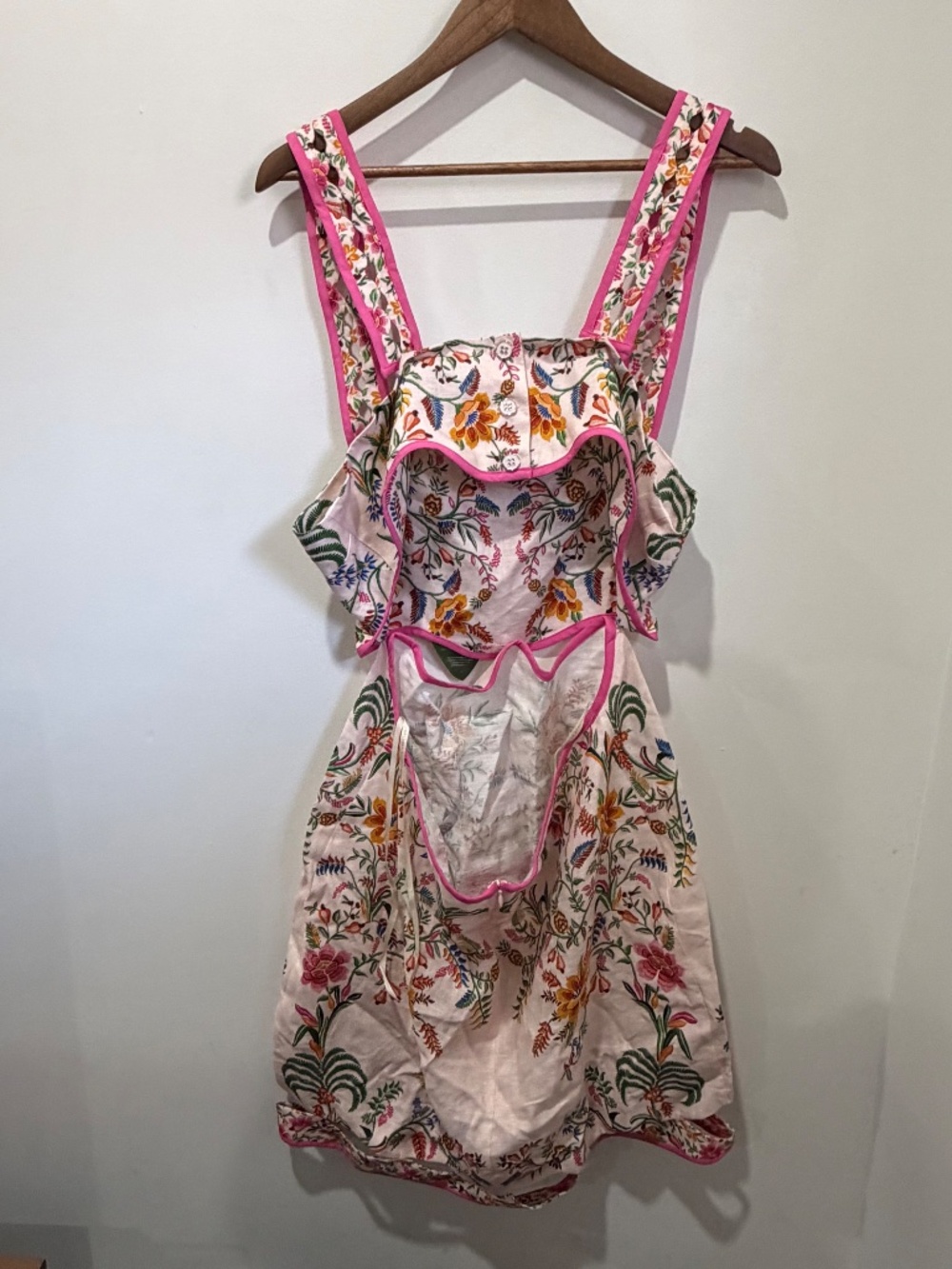Pink Delicate Forest Mini Dress - Picture 6 of 6